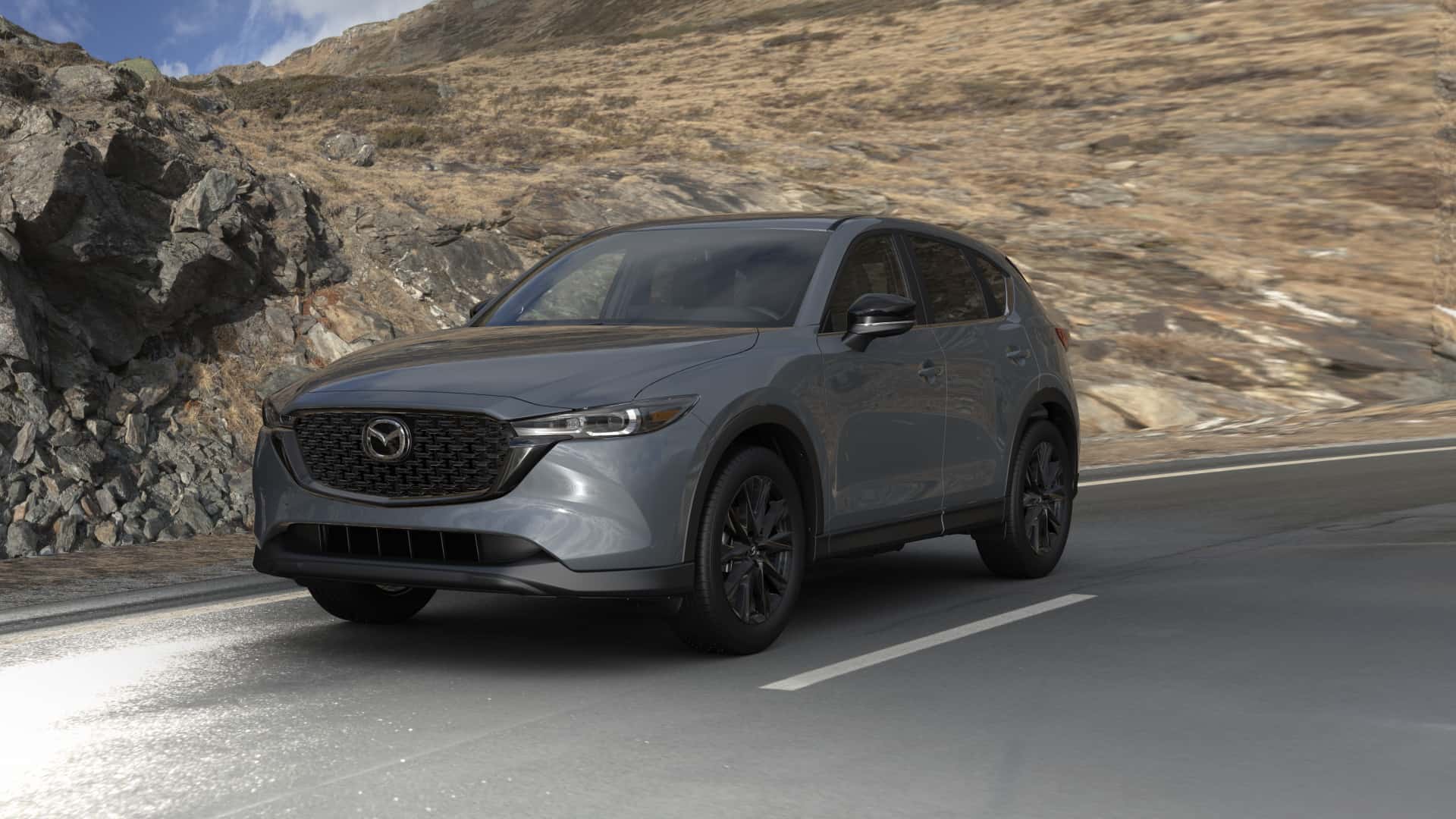 2023 Mazda CX-5 2.5 S Carbon Edition Polymetal Gray Metallic | Crater Lake Mazda in Medford OR