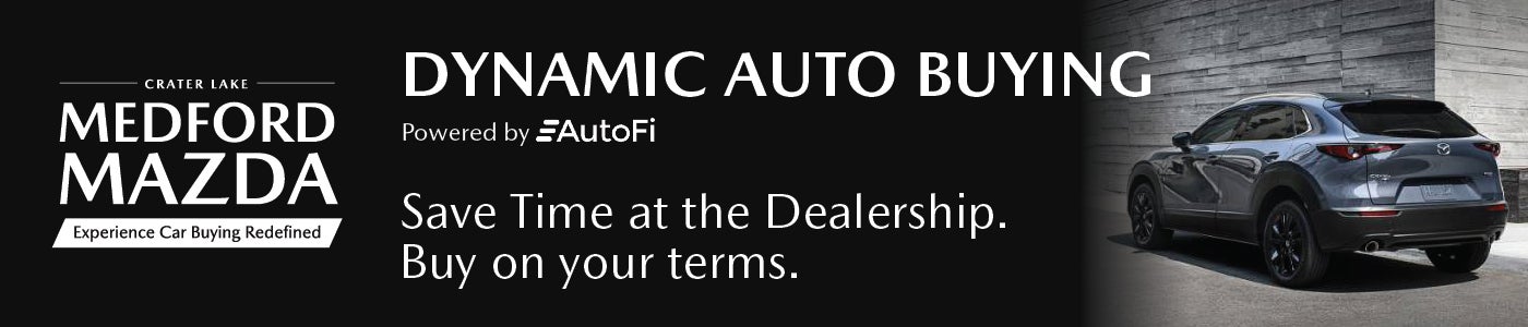 Crater Lake Mazda Dynamic Auto Buying. Powered by AutoFi. Save time at the dealership. Buy on your terms.